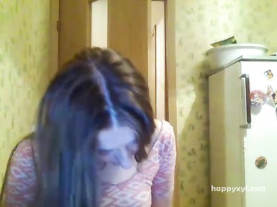 Бухие русские студентки пытаются заработать через веб камеру ч3