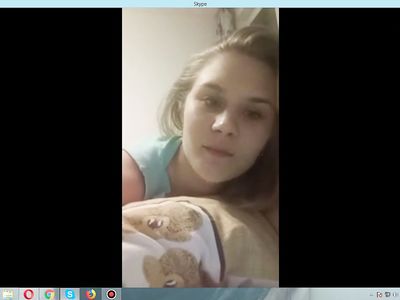 Парень через Скайп проводит порно кастинг с русской девушкой ч1