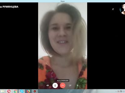 Парень через Скайп проводит порно кастинг с русской девушкой ч2